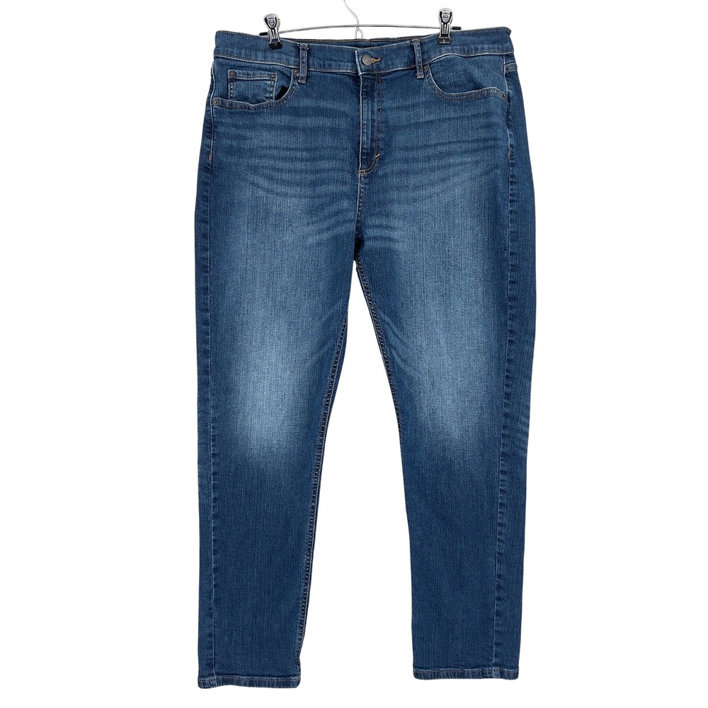 Banana Republic Womens 33/16 Girlfriend Jeans Blue Medium Wash Stretch 33/16
